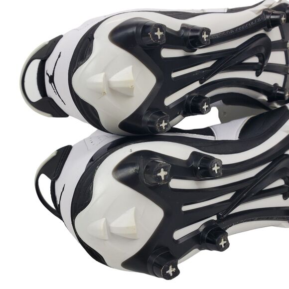 AIR JORDAN 6 VI Retro TD Mens Size 12 OREO Black White Football Cleat 645419-110